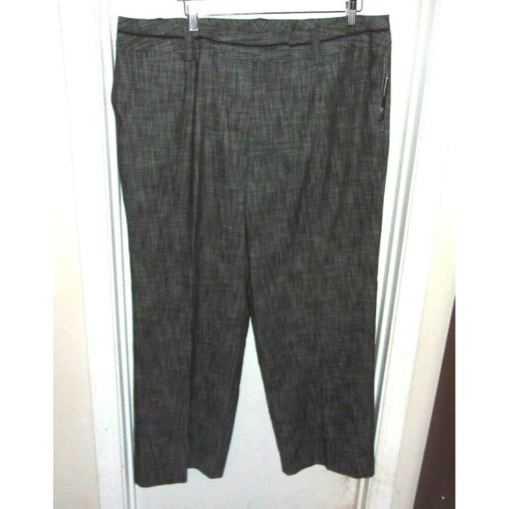 New Directions Woman Chocolate Brown Dress Pants Plus Size 20W High‎ Rise New